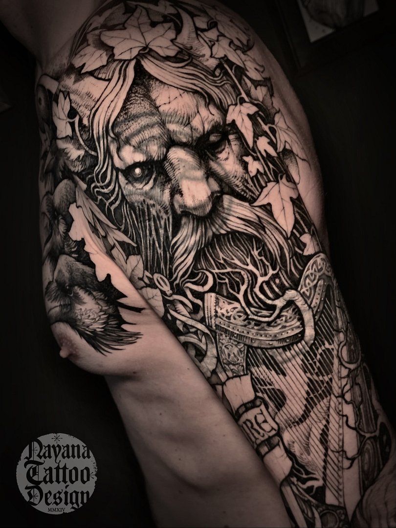 The Green Man & Lyre