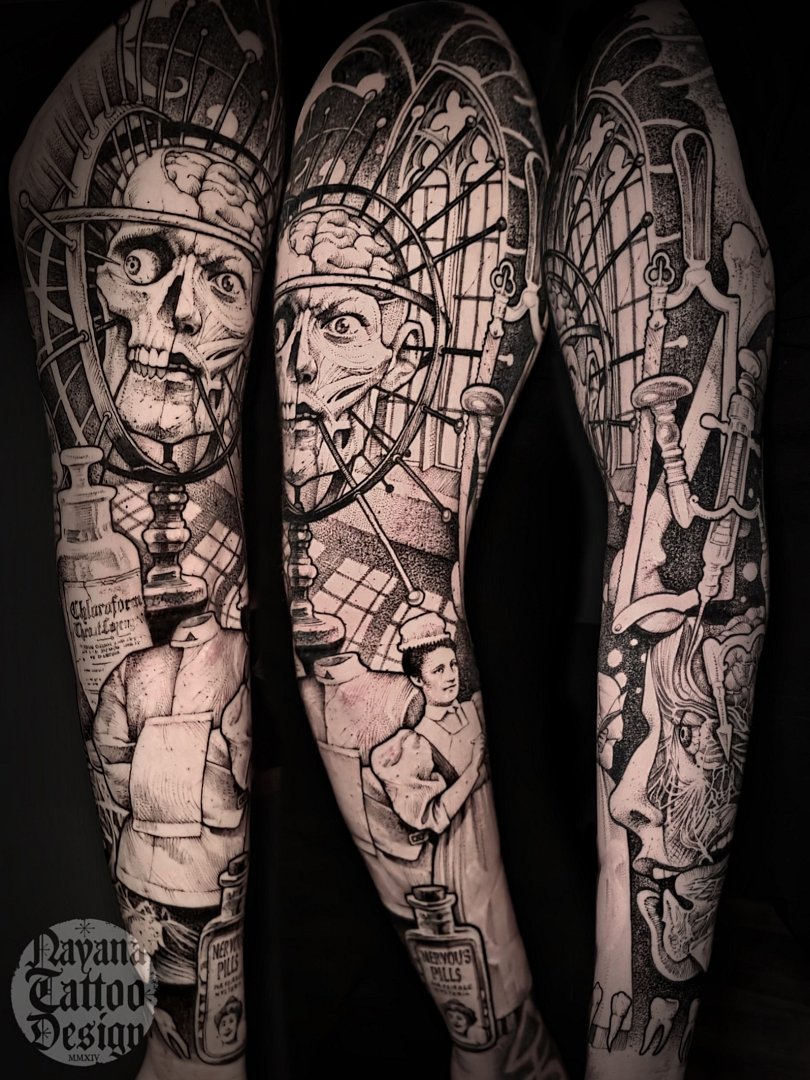 Asylum sleeve