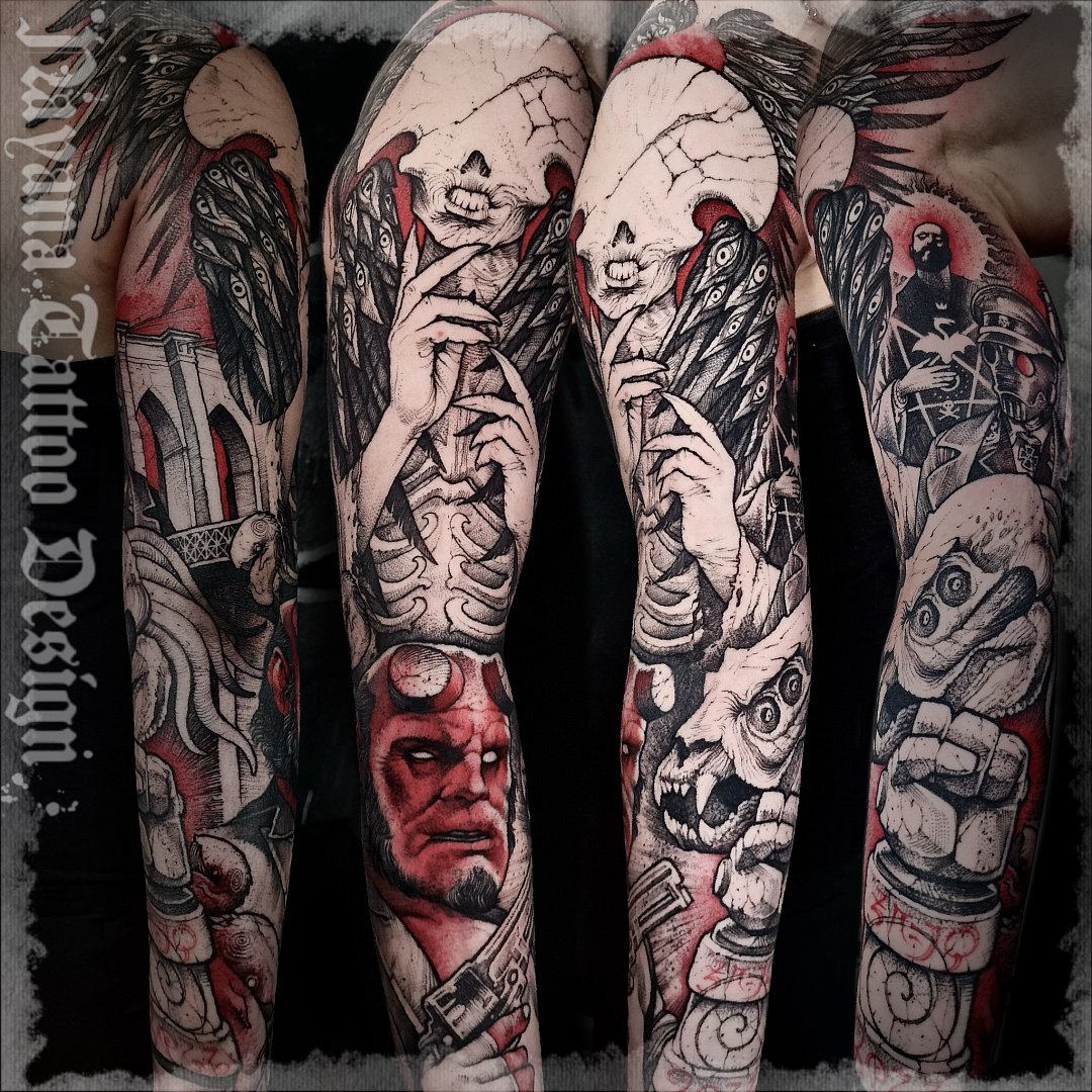 Hellboy sleeve