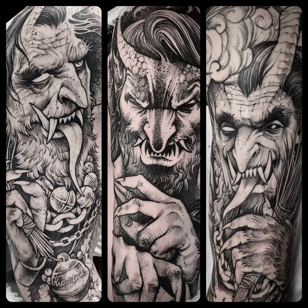 Three Krampuses