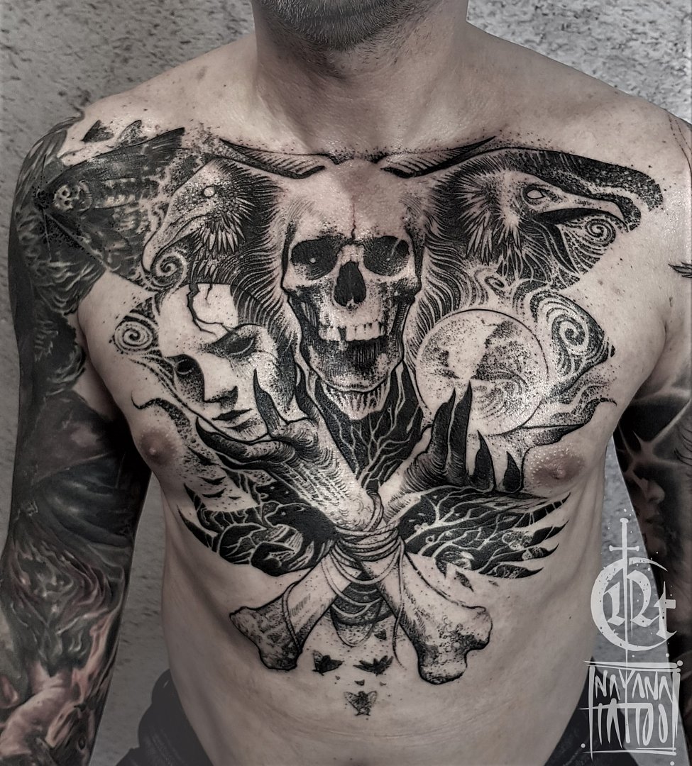 skull-death-moth-composition-tattoo